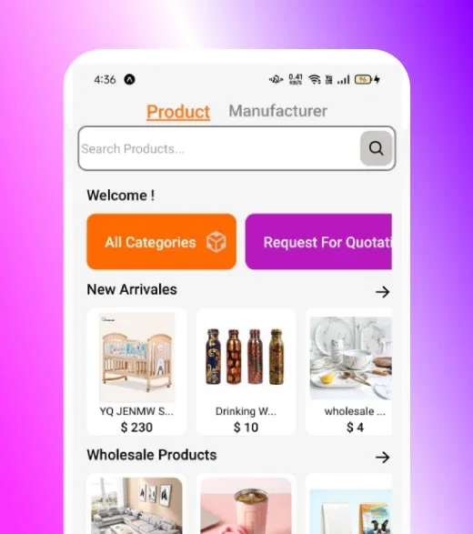 alibaba clone mobile responsive